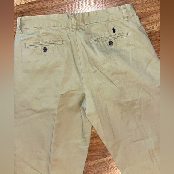 Boys Polo Ralph Lauren Khaki Pants - Picture 3 of 6